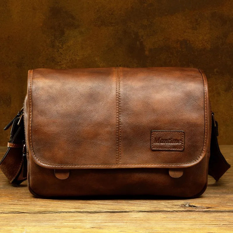 Elegant Leather Messenger Bag™