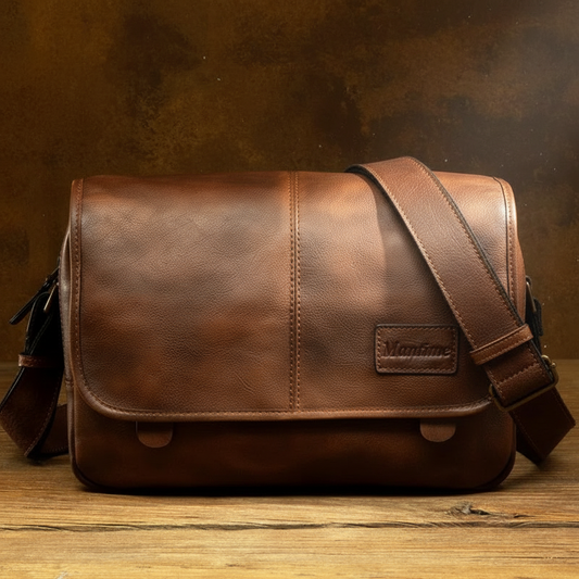 Elegant Leather Messenger Bag™